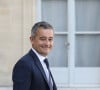 Le ministre de l'intérieur, Gérald Darmanin à la sortie du conseil des ministres, au palais de l'Elysée à Paris. Le 27 septembre 2023 © Stéphane Lemouton / Bestimage