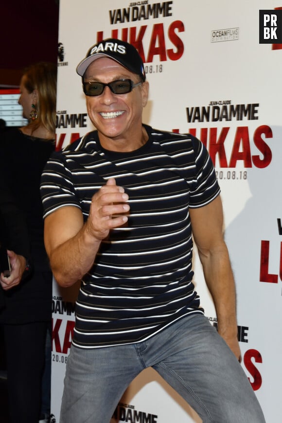 Info - Jean-Claude Van Damme visé par une plainte pour attentat à la pudeur à Bruxelles - Jean-Claude Van Damme fait le show lors de l'avant-première du film "Lukas" à Paris le 20 août 2018  Premiere of the movie Lukas in Paris on august 20th 2018 