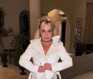 Screenshot of Britney Spears, latest post on social media,