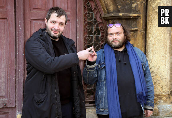 Karim Leklou et Stephan Castang au Festival du Film de Sarlat. Le 8 novembre 2023 © Patrick Bernard / Bestimage