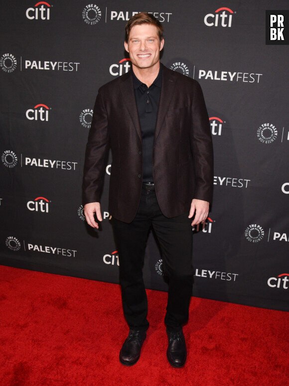 Chris Carmack - Photocall de la série "Grey's Anatomy" lors du PaleyFest 2023 à Los Angeles, le 2 avril 2023.