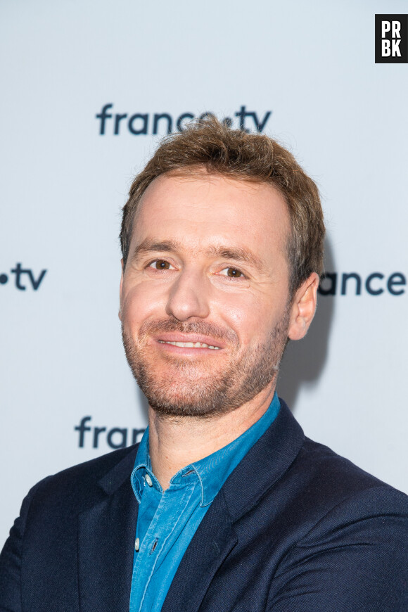 Tristan Waleckx lors du photocall dans le cadre de la conférence de presse de France Télévisions au Pavillon Gabriel à Paris, France, le 24 août 2021. © Pierre Perusseau/Bestimage