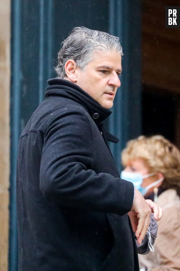 Jacques Cardoze - Arrivées aux Obsèques du danseur étoile Patrick Dupond en l’église Saint-Roch à Paris, France, le 11 mars 2021.