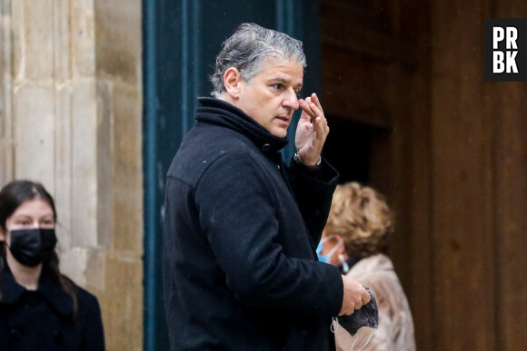 Jacques Cardoze. Arrivées aux Obsèques du danseur étoile Patrick Dupond en l’église Saint-Roch à Paris, France, le 11 mars 2021. 