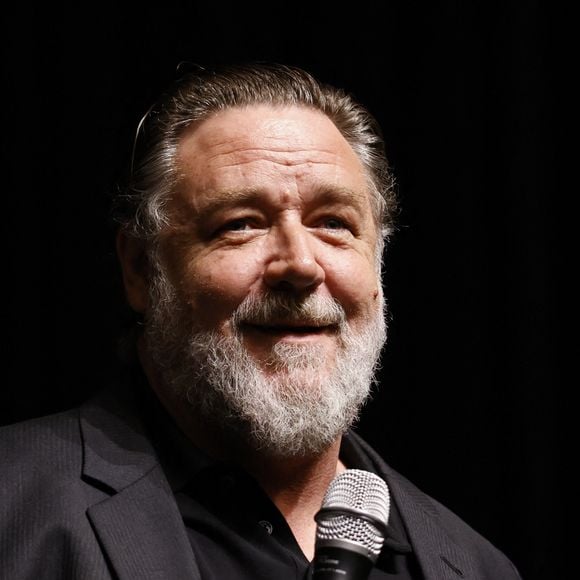 Russell Crowe à la projection hommage du film "Master and Commander : The Far Side of the World" lors du 57ème Festival international du film Karlovy Vary 2023 à l’Hôtel Thermal de Karlovy Vary en République tchèque, le 1er juillet 2023. © Action Press/Bestimage