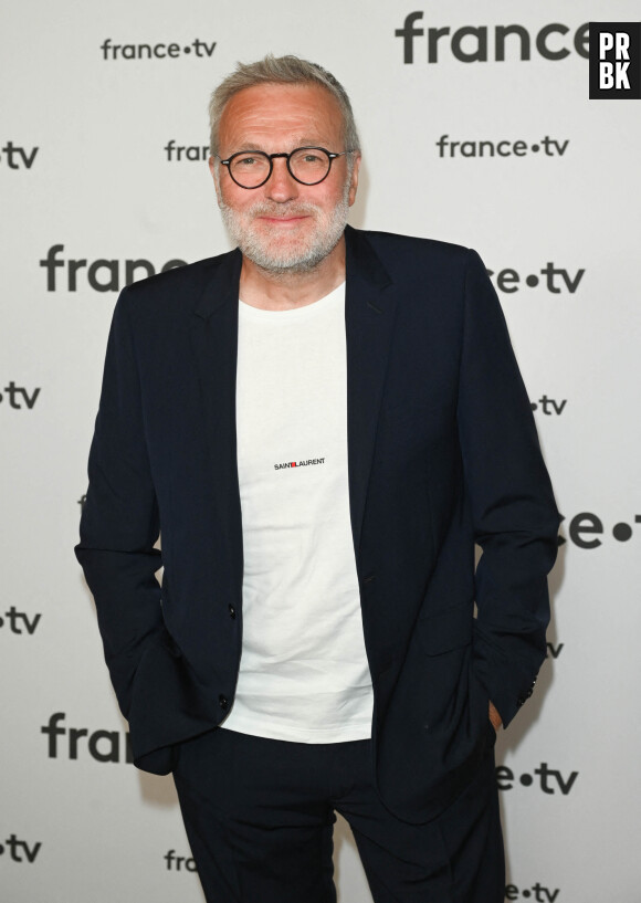 Laurent Ruquier au photocall pour la conférence de presse de rentrée de France TV à la Grande Halle de la Villette à Paris, France, le 6 juillet 2022. © Coadic Guirec/Bestimage 