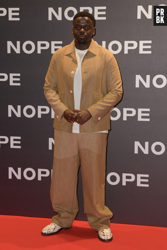 Daniel Kaluuya à la première du film "Nope" à Rome, le 24 juillet 2022.  Celebrities at the premiere of "Nope" in Rome. July 24th, 2022. 