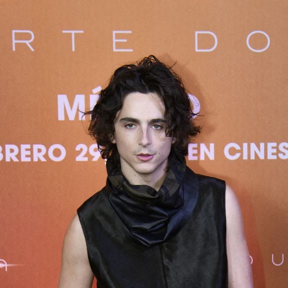 5 février 2024, à Mexico City : avant-première du film Dune - Partie 2. Timothée Chalame (Credit Image: © Jorge Nunez /eyepix via ZUMA Press Wire)