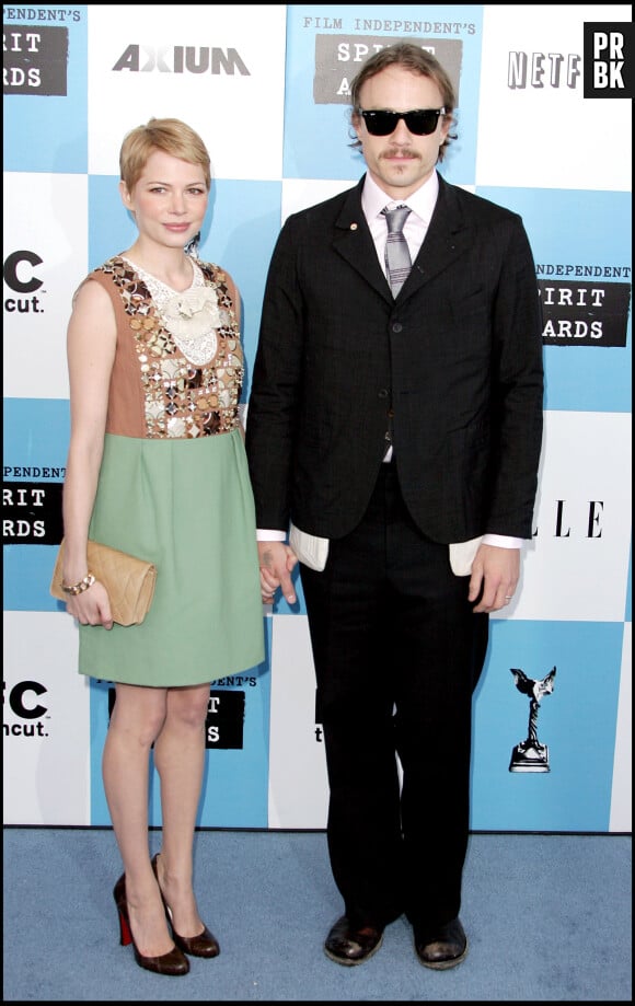 Heath Ledger et Michelle Williams - Cérémonie des 22e Film Independent's Spirit Awards à Los Angeles