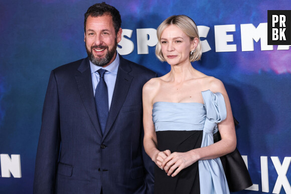Hollywood, CA - The LA special screening of "Spaceman" at the Egyptian Theater in Hollywood. Pictured: Adam Sandler, Carey Mulligan 