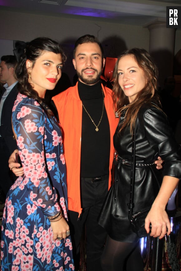 Semi-Exclusif - Héloïse Valli, Marwan Berreni et Dounia Coesens - People à la soirée "Le grand dîner" à l'Hôtel Marriott à Paris. Le 22 janvier 2020 © Baldini / Bestimage