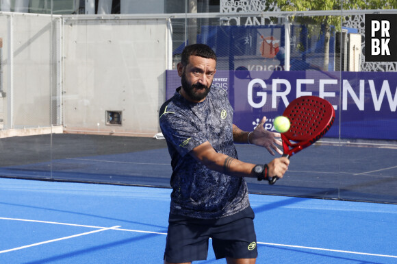 Exclusif - Cyril Hanouna - Tournoi des personnalités lors du Greenweez Paris Major Premier Padel 2023 à Roland Garros à Paris le 10 septembre 2023. © Marc Ausset-Lacroix/Bestimage