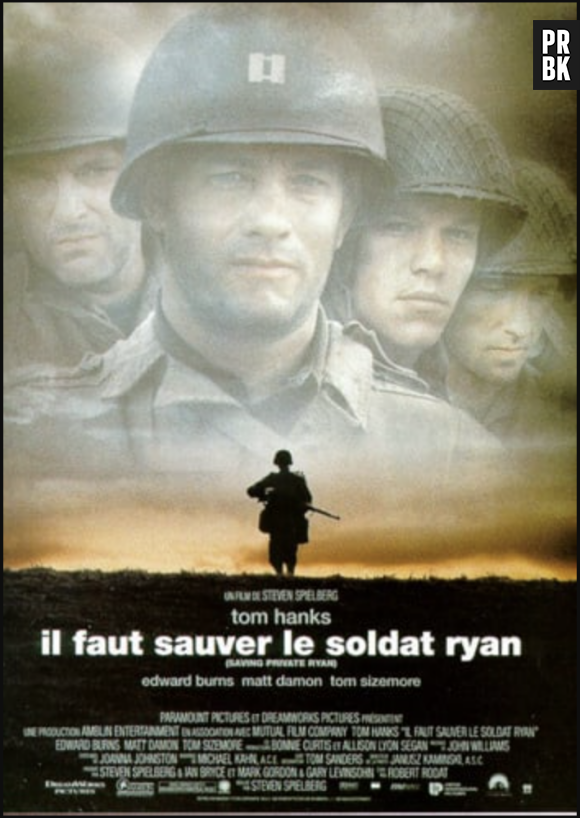 Affiche du film "Il faut sauver le soldat Ryan" de Steven Spielberg.