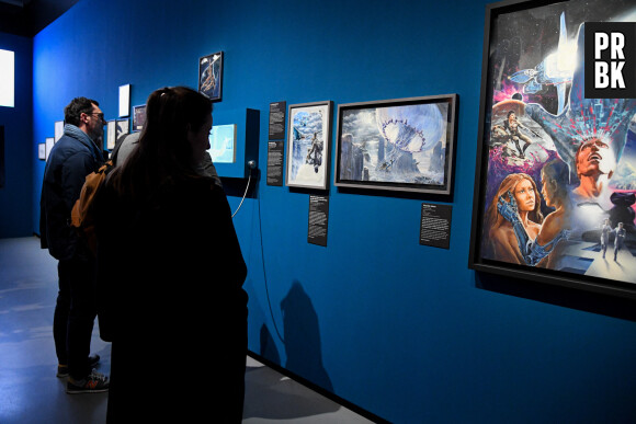 Vernissage de l'exposition "L'Art de James Cameron" le 3 avril 2024. © Lionel Urman / Panoramic / Bestimage