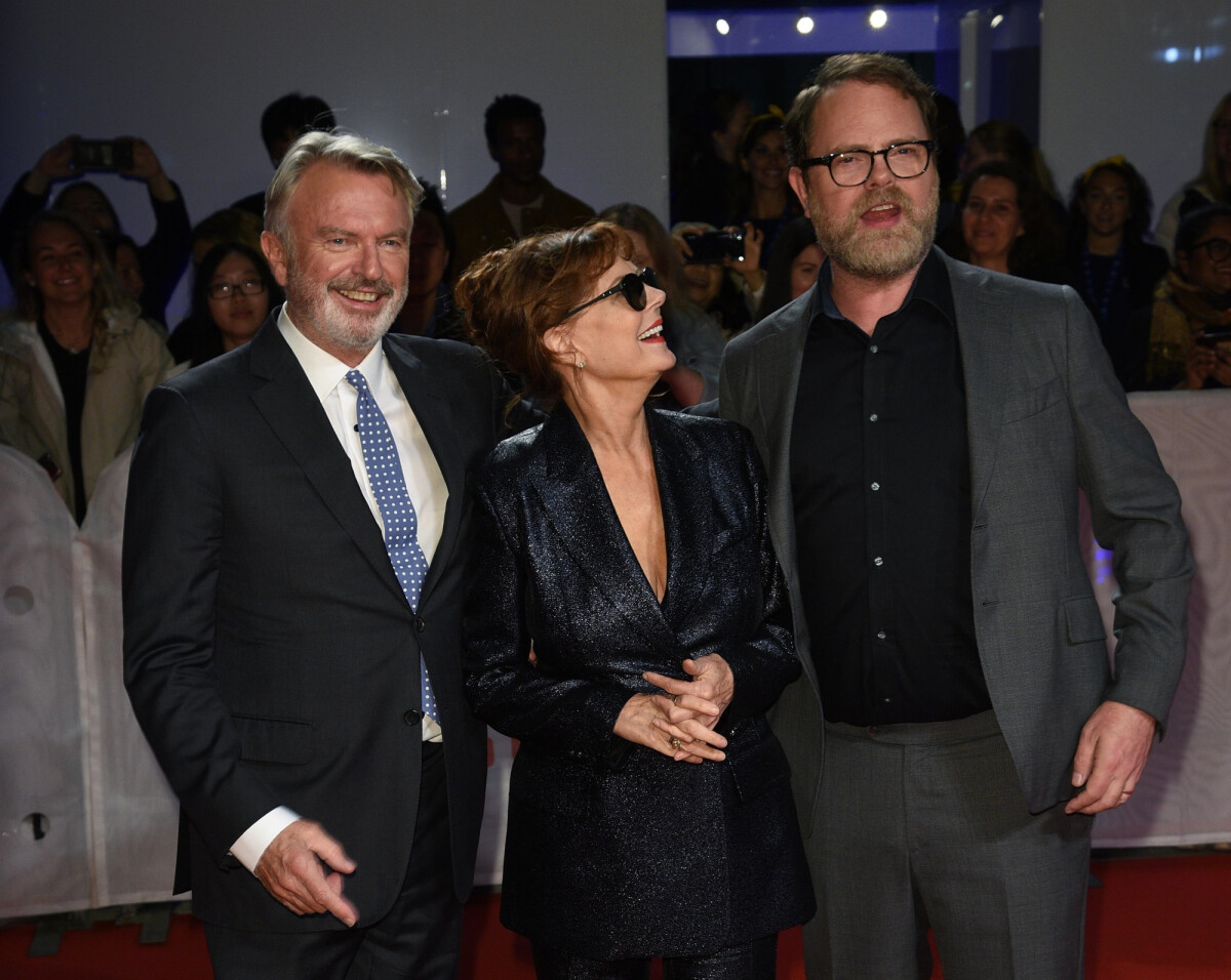 Photo Sam Neill Susan Sarandon Et Rainn Wilson à La Première De