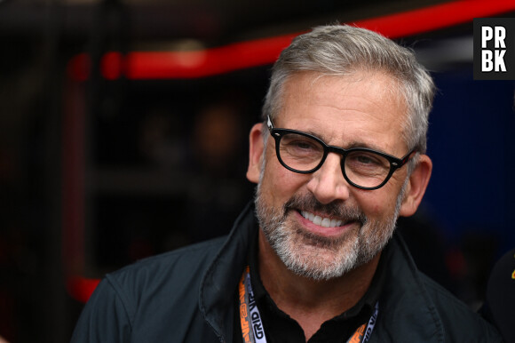 Actor Steve Carell in the Red Bull garage - Les célébrités assistent au Grand Prix de F1 des Pays-Bas à Zandvoort © Motorsport / Panoramic / Bestimage