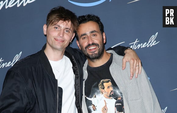 Raphaël Quenard et Jonathan Cohen - Avant-première du film "Sentinelle" au cinéma Max Linder Panorama à Paris le 6 septembre 2023. © Coadic Guirec/Bestimage