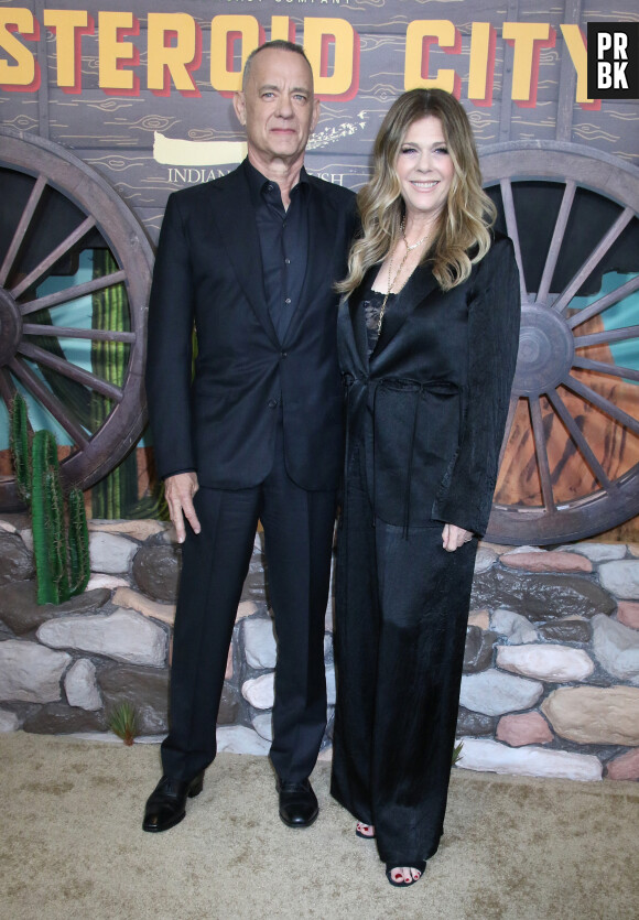 Tom Hanks et Rita Wilson à la première du film "Asteroid City" à New York, le 13 juin 2023.