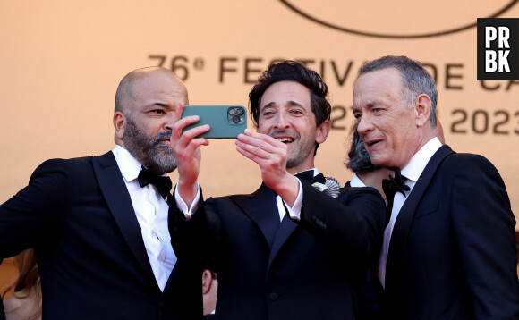 Jeffrey Wright, Adrien Brody, Tom Hanks - Montée des marches du film « Asteroid City » lors du 76ème Festival International du Film de Cannes, au Palais des Festivals à Cannes. Le 23 mai 2023 © Jacovides-Moreau / Bestimage