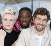 Dembo Camilo, Virginie Caliari, Agustin Galiana, Kathy Packianathan (Ici Tout commence) lors du photocall de 'CanneSeries ' Saison 6 au Palais des Festivals de Cannes le 15 Avril 2023. © Denis Guignebourg/Bestimage 