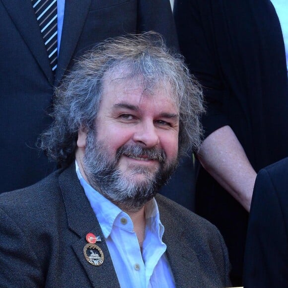 Peter Jackson reçoit son étoile sur le Walk of Fame à Hollywood, le 8 décembre 2014