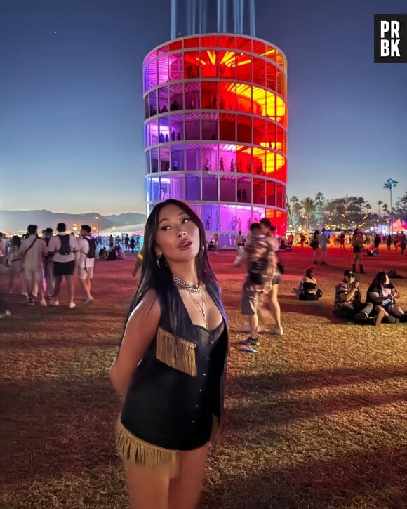 Jade Hallyday au Festival Coachella