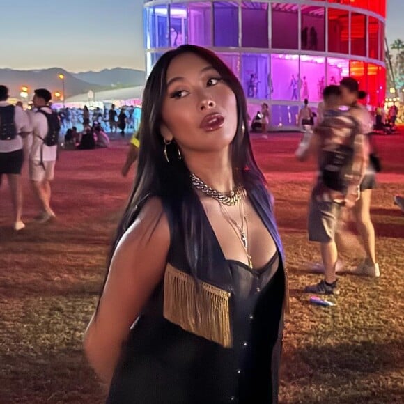 Jade Hallyday au Festival Coachella