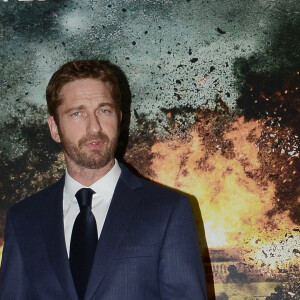 Gerard Butler - Premiere du film "Olympus Has Fallen" a Rome, le 6 avril 2013.