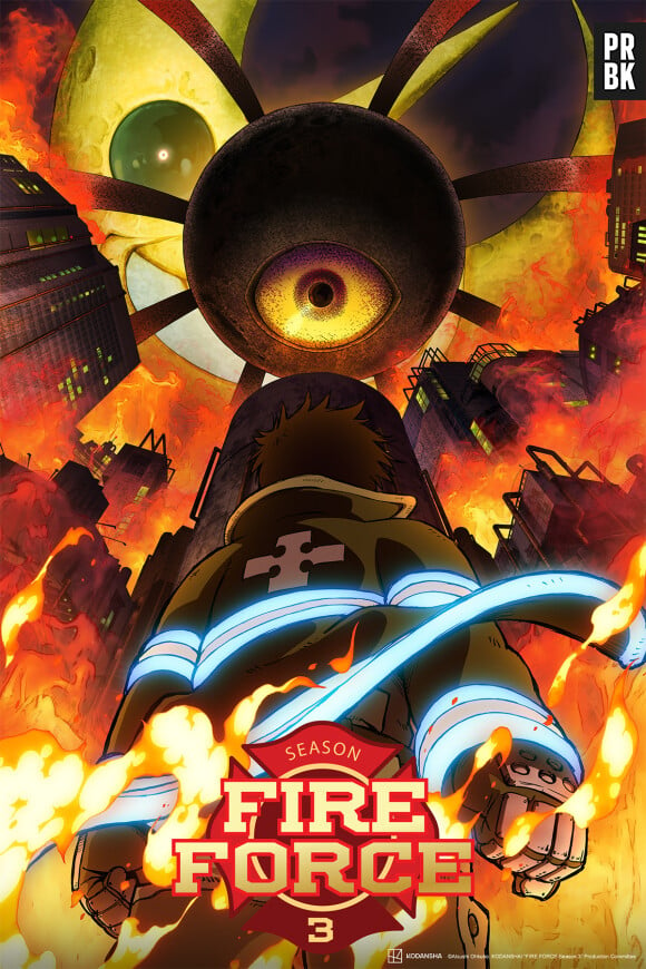 La saison 3 de Fire Force commandée, pas de nouvel épisode avant 2025