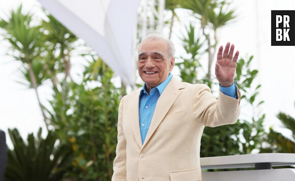 Martin Scorsese au photocall du film "Killers Of The Flower Moon" lors du 76ème Festival International du Film de Cannes, le 21 mai 2023. © Jacovides-Moreau/Bestimage