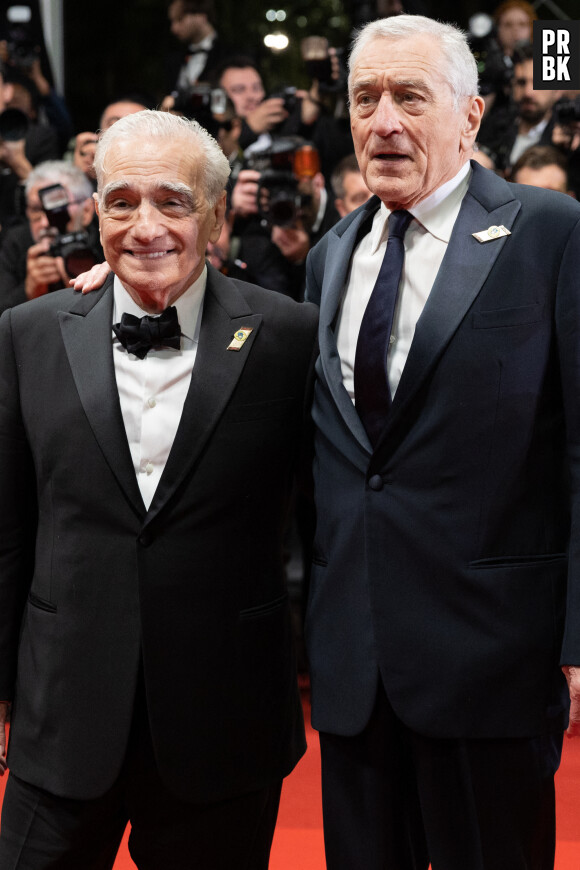 Martin Scorsese, Robert de Niro - Descente des marches du film " Killers of the flower moon " lors du 76ème Festival International du Film de Cannes. Le 20 mai 2023 © Olivier Borde / Bestimage