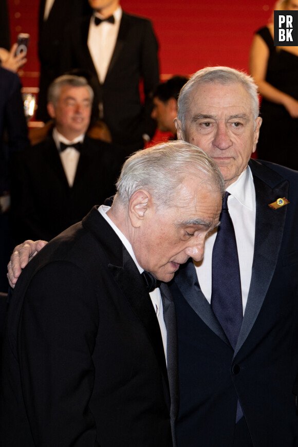 Martin Scorsese, Robert de Niro - Descente des marches du film « Killers of the flower moon » lors du 76ème Festival International du Film de Cannes, au Palais des Festivals à Cannes. Le 20 mai 2023 © Jacovides-Moreau / Bestimage 