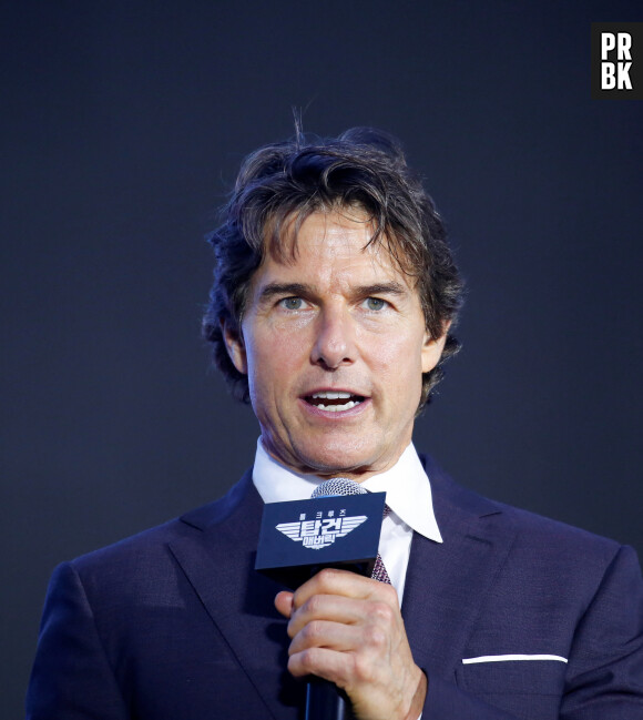 Tom Cruise - Première du film "Top Gun: Maverick" à Séoul en présence de T.Cruise et M.Teller, le 19 juin 2022. Cette suite de "Top Gun" est attendue sur les écrans sud-coréens.