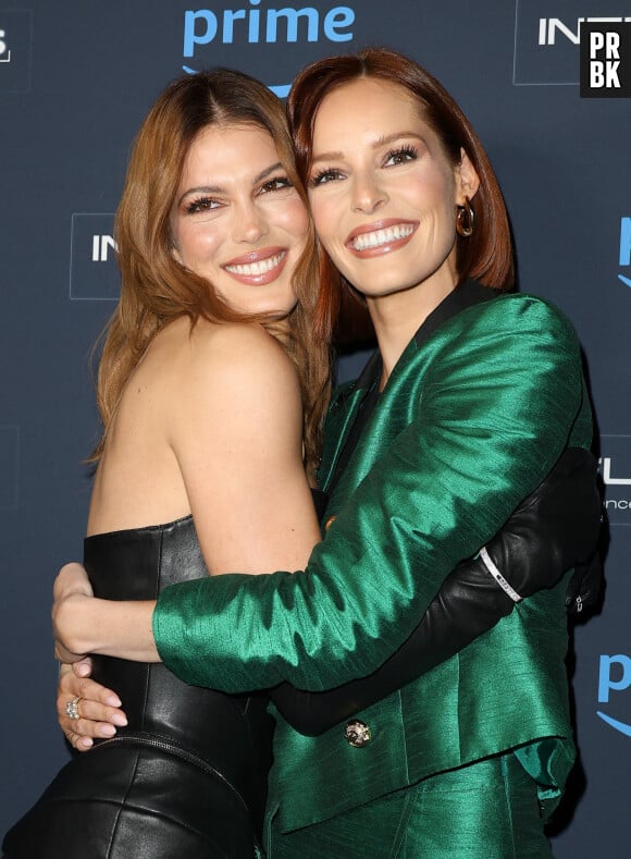 Iris Mittenaere et Maëva Coucke (Miss France 2018) à l'avant-première de la série Influence(s) sur Amazon Prime Video au cinéma le Silencio des Prés à Paris. © Coadic Guirec/Bestimage