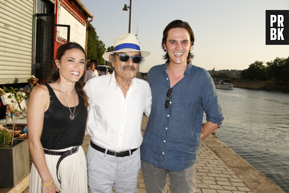 Capucine Anav, Gérard Hernandez, Alain-Fabien Delon - 7ème édition du Trophée de la Pétanque Gastronomique au Paris Yacht Marina à Paris le 27 juin 2019. © Christophe Aubert via Bestimage