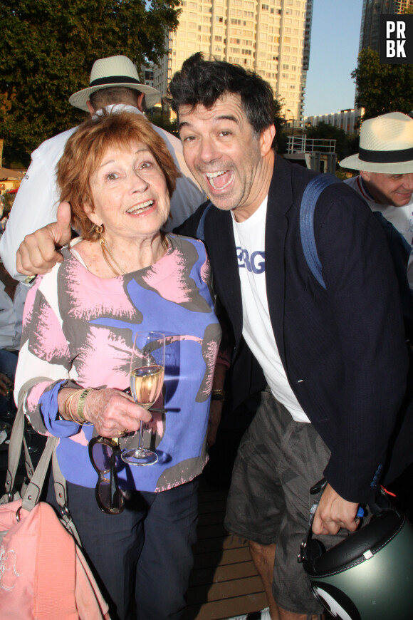 Marion Game et Stéphane Plaza - 6ème édition du Trophée de la Pétanque Gastronomique au Paris Yacht Marina à Paris, France, le 28 juin 2018. © Philippe Baldini/Bestimage