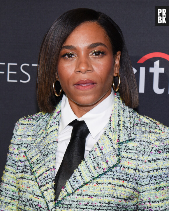 Kelly McCreary. - Photocall de la série "Grey's Anatomy" lors du PaleyFest 2023 à Los Angeles, le 2 avril 2023.