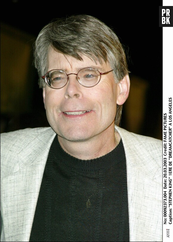 "STEPHEN KING" 1ERE DE "DREAMCATCHER" A LOS ANGELES "PORTRAIT" "HOMME" "LUNETTES"