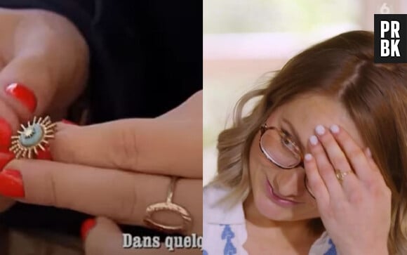 Lorsque Ludovic offre une bague à sa chérie dans le teaser, on aperçoit la bague de Mélanie