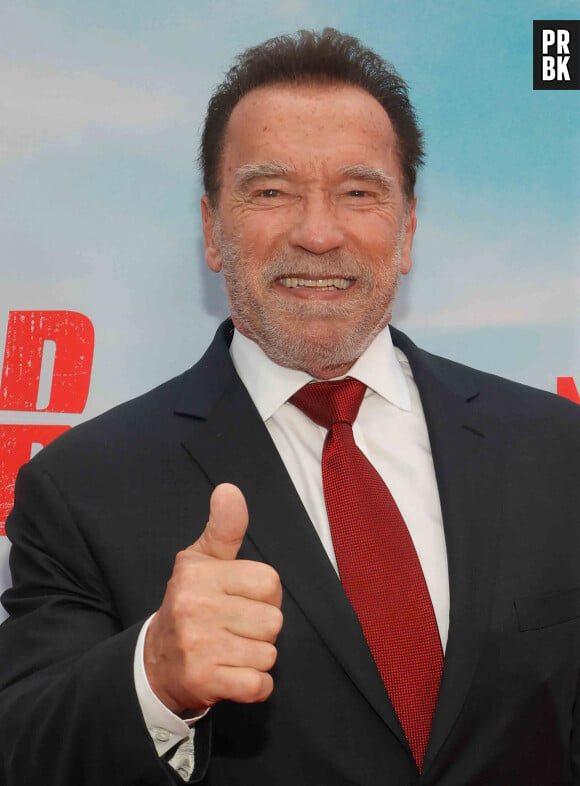 Arnold Schwarzenegger lors de la première de "Fubar" à Los Angeles.