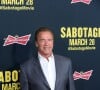 Arnold Schwarzenegger lors de la première du film "Sabotage".