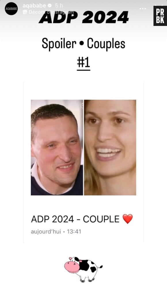 Aqababe assure que Bruno et Clémence sont en couple.