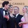 Adrien Brody, Rita Wilson et son mari Tom Hanks, Scarlett Johansson - Montée des marches du film Asteroid City lors du 76ème Festival International du Film de Cannes, au Palais des Festivals à Cannes. © Jacovides-Moreau / Bestimage