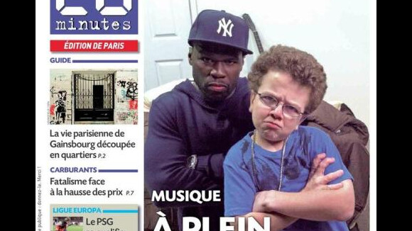 Keenan Cahill ... En Une du journal 20 Minutes