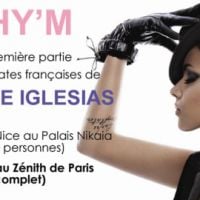 Shy&#039;m ... elle fera la première partie d’Enrique Iglesias en France
