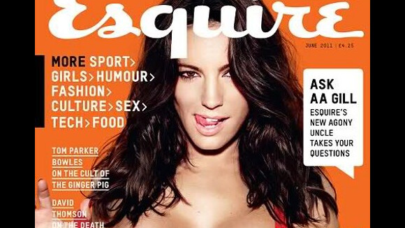 Kelly Brook ... so sexy en une du magazine Esquire (PHOTO)