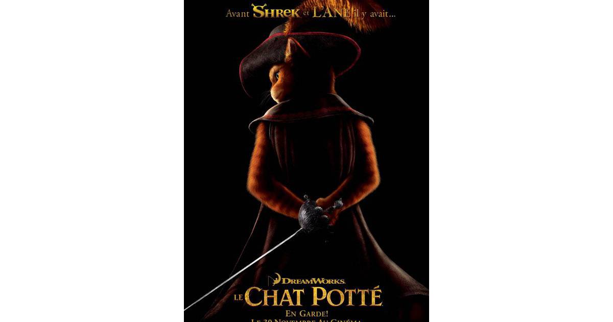 Le Chat Potté VIDEO teaser en VF du film avec Antonio Banderas et