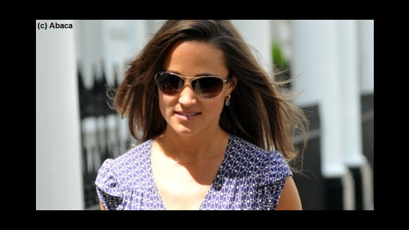Pippa Middleton ... petite robe violette pour une séance de shopping (PHOTOS)