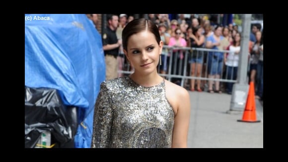 Emma Watson : resplendissante pour le David Letterman Show  (PHOTOS)