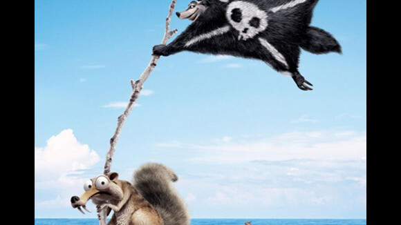 L'Âge de Glace 4 : Scrat et son drôle de drapeau sont sur un radeau (PHOTO)